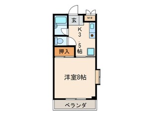 ハイツオオタの物件間取画像